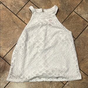 Lilly Pulitzer White Sleeveless Halter Too